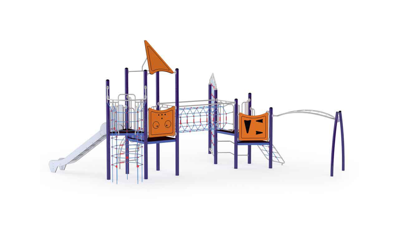 PLAYGROUND J020 - PLAYGROUND J020 - GIOCHI IN ACCIAIO