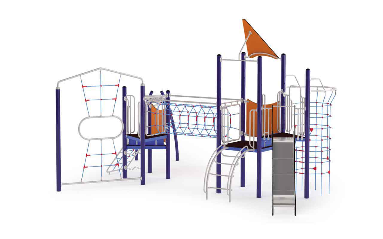 PLAYGROUND J020 - PLAYGROUND J020 - GIOCHI IN ACCIAIO