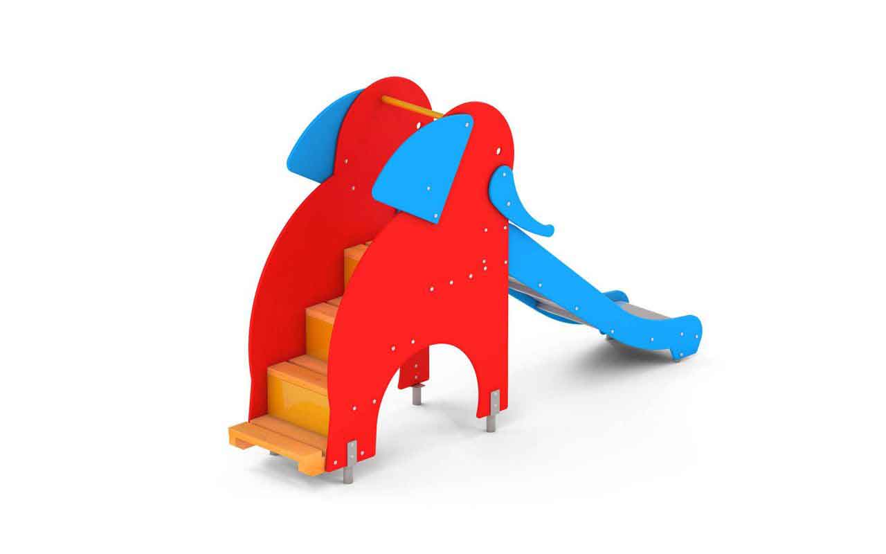 SCIVOLO ELEFANTE ROSSO - SCIVOLO ELEFANTE ROSSO - SCIVOLI