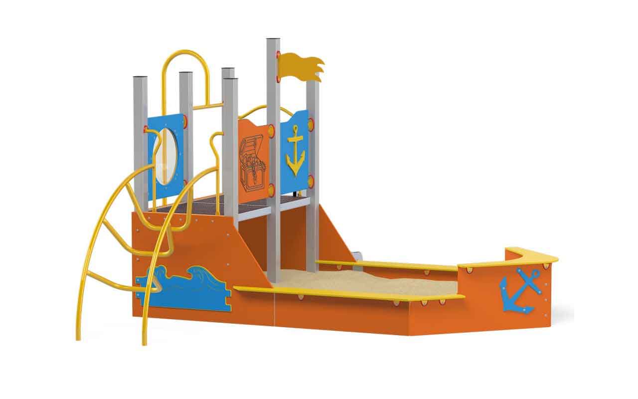 NAVE QUADRO - NAVE QUADRO - GIOCHI IN ACCIAIO
