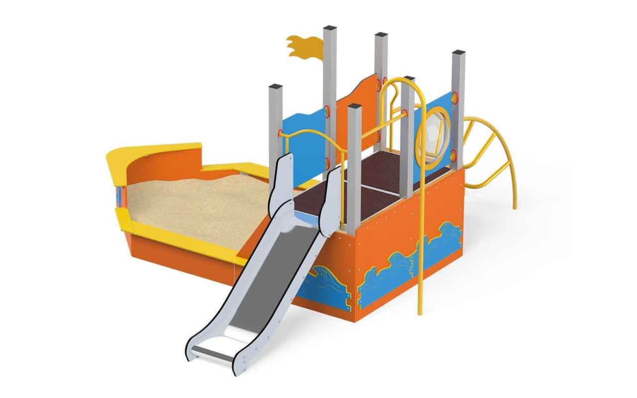 NAVE QUADRO - NAVE QUADRO - GIOCHI IN ACCIAIO
