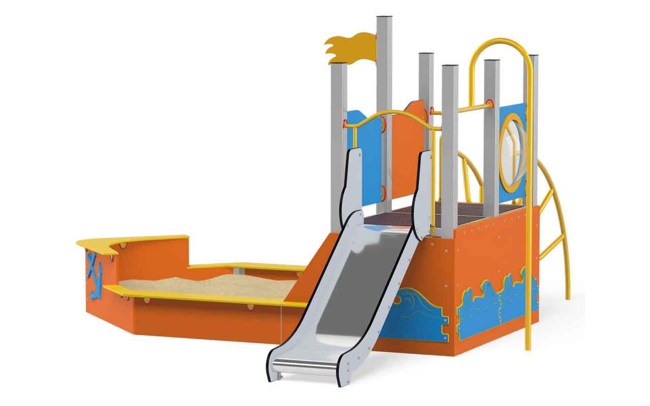 NAVE QUADRO - NAVE QUADRO - GIOCHI IN ACCIAIO