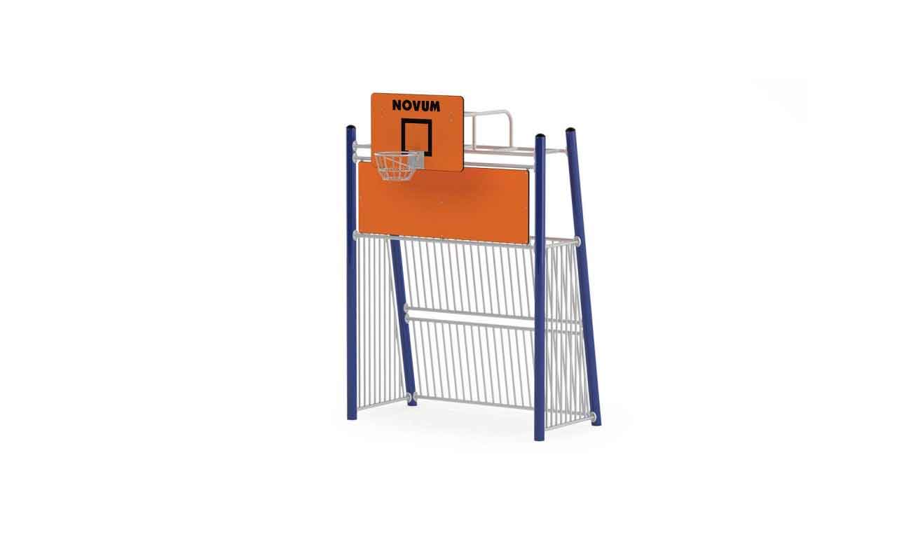 PORTA CON CANESTRO : 