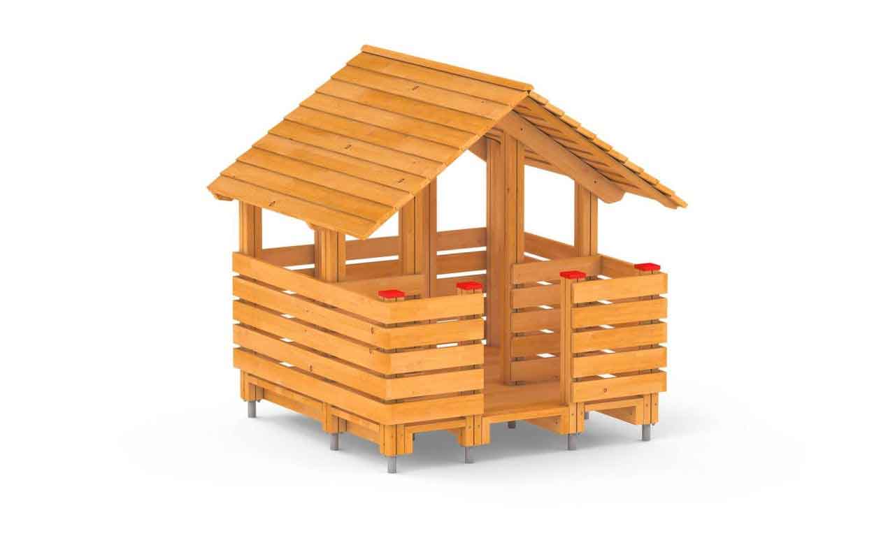 CASA IN LEGNO - CASA IN LEGNO - GIOCHI PER ASILO NIDO
