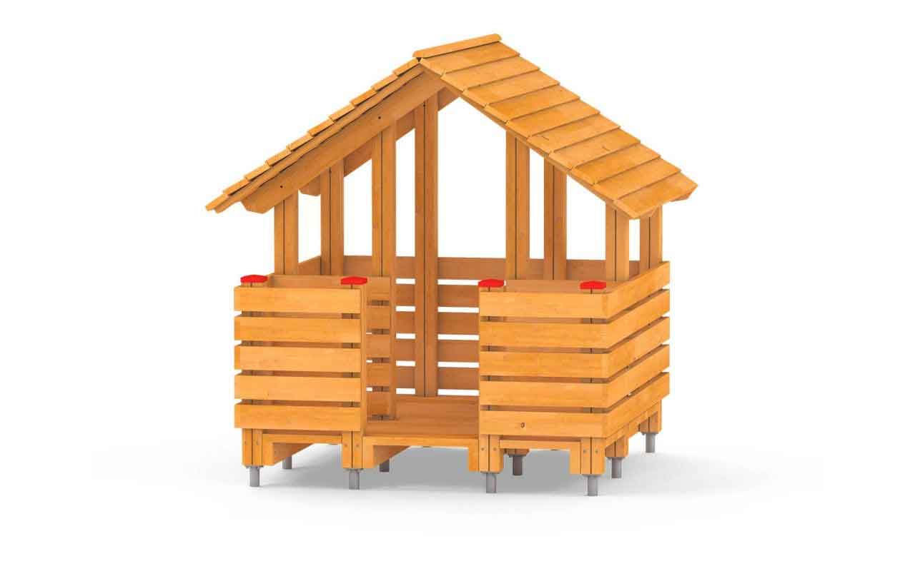 CASA IN LEGNO - CASA IN LEGNO - GIOCHI PER ASILO NIDO