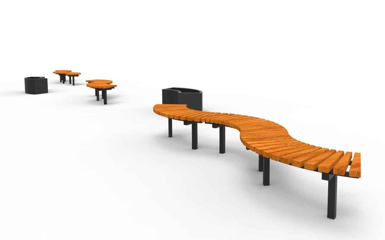 WAVE - WAVE - PANCHINE ARREDO URBANO