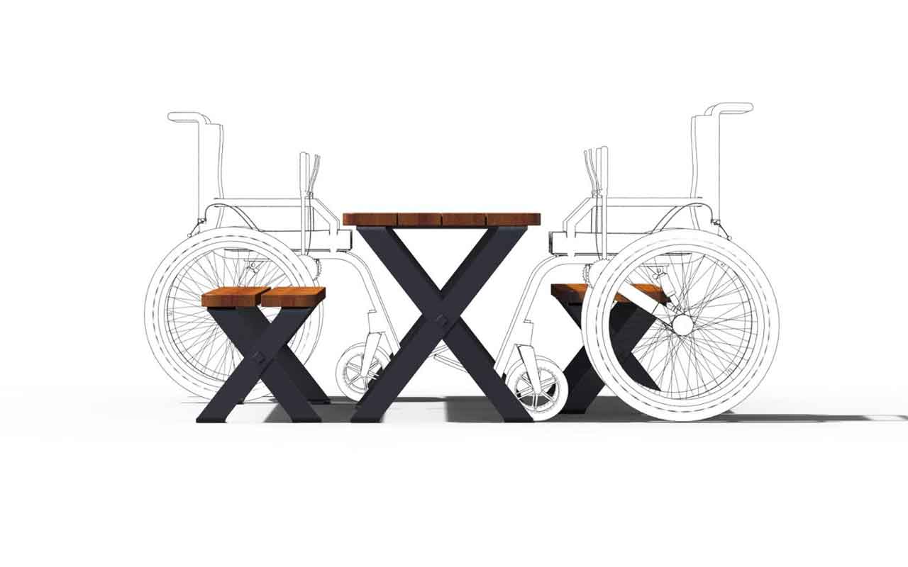 INTEGRATION - INTEGRATION - TAVOLO E PANCHE DA GIARDINO