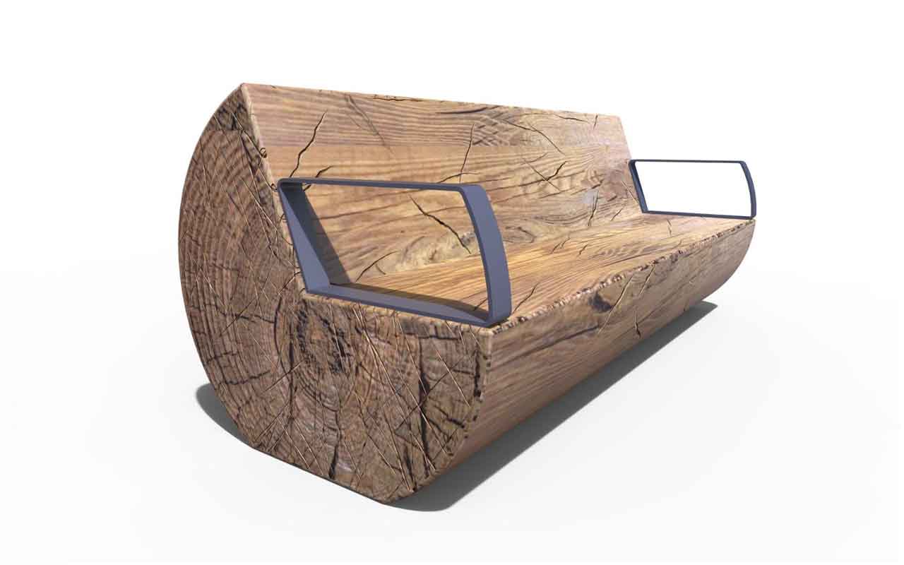 TRONCO - TRONCO - PANCHINE ARREDO URBANO