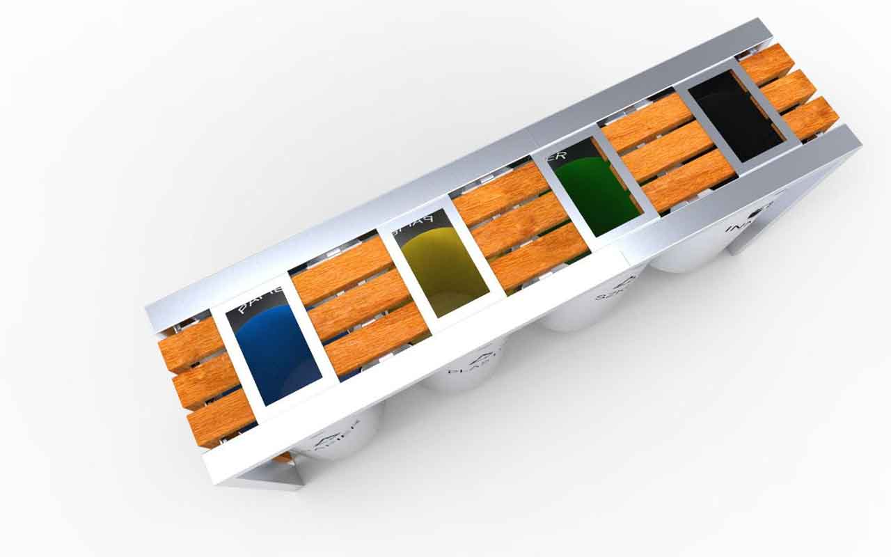 ERMES - ERMES - CONTENITORI RACCOLTA DIFFERENZIATA DA INTERNO