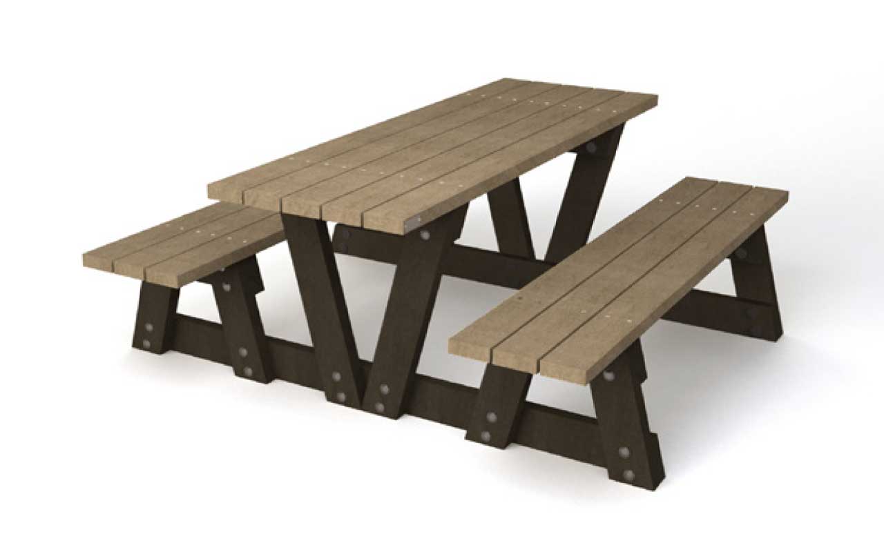 LIONE PIC-NIC - LIONE PIC-NIC - PANCHINE ARREDO URBANO
