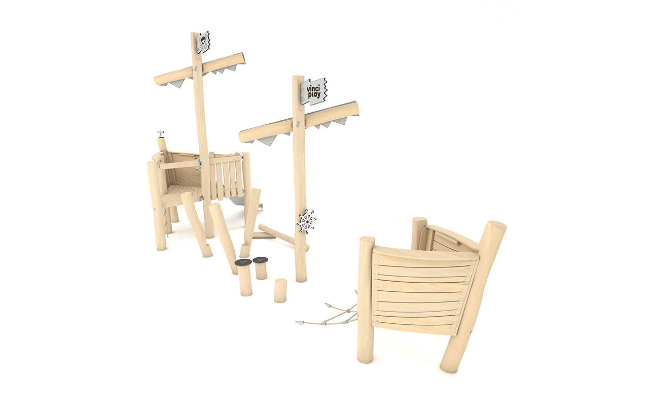 GR1237-RB - GR1237-RB - GIOCHI IN LEGNO DI ROBINIA