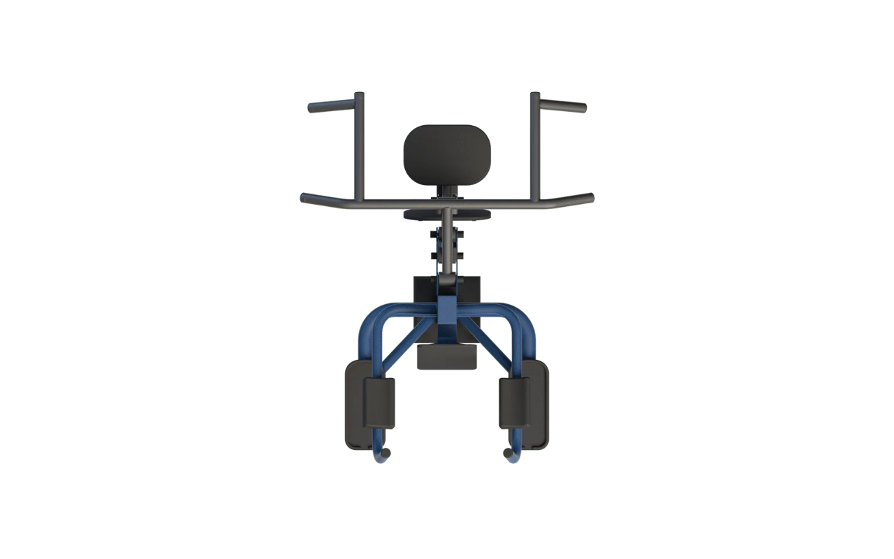 COMBINED PULL DOWN AND LEG RAISE STATION - COMBINED PULL DOWN AND LEG RAISE STATION - OUTDOOR FITNESS