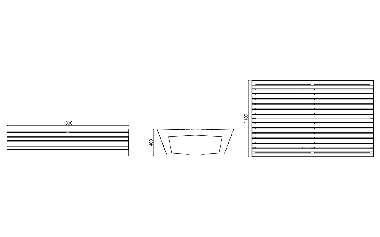 EDGE DOUBLE - EDGE DOUBLE - PANCHINE ARREDO URBANO