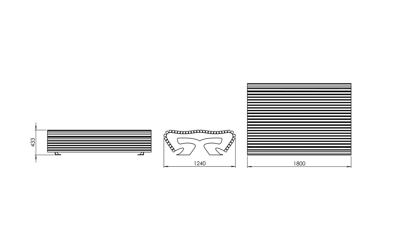 WAVE DOUBLE - WAVE DOUBLE - PANCHINE ARREDO URBANO