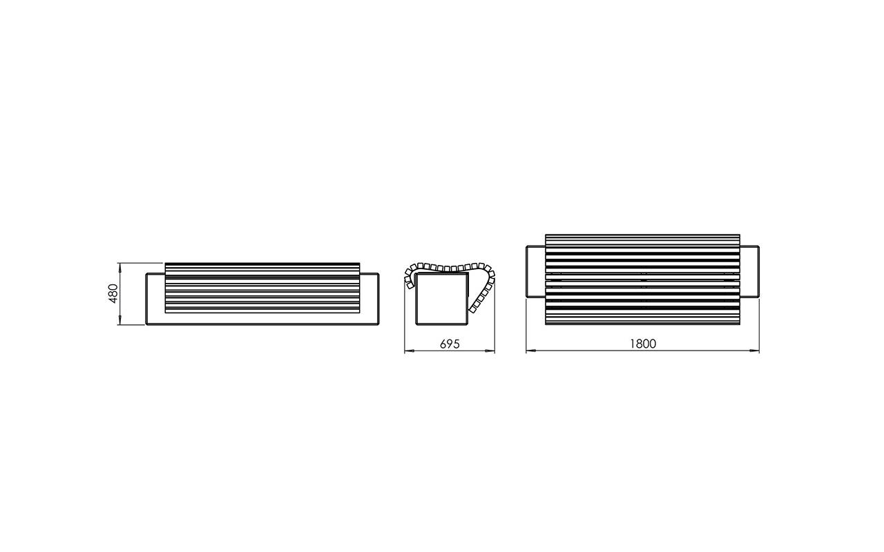WAVE WALL - WAVE WALL - PANCHINE ARREDO URBANO