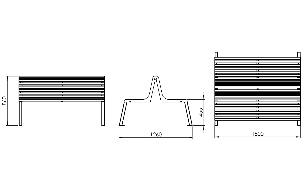 VITA DOUBLE - VITA DOUBLE - PANCHINE ARREDO URBANO