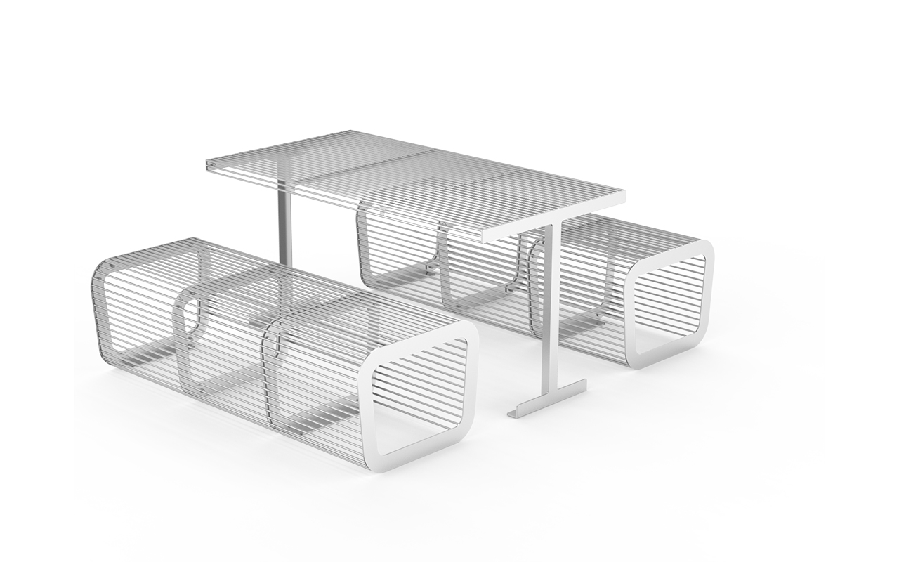 RALL SET - RALL SET - TAVOLO E PANCHE DA GIARDINO