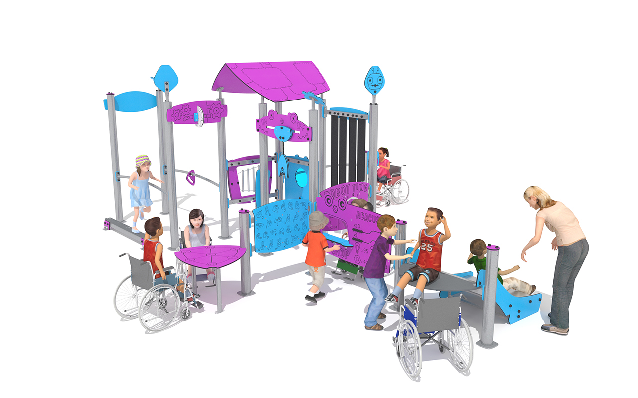 ROBOT CITY INCLUSIVO - ROBOT CITY INCLUSIVO - GIOCHI IN ACCIAIO