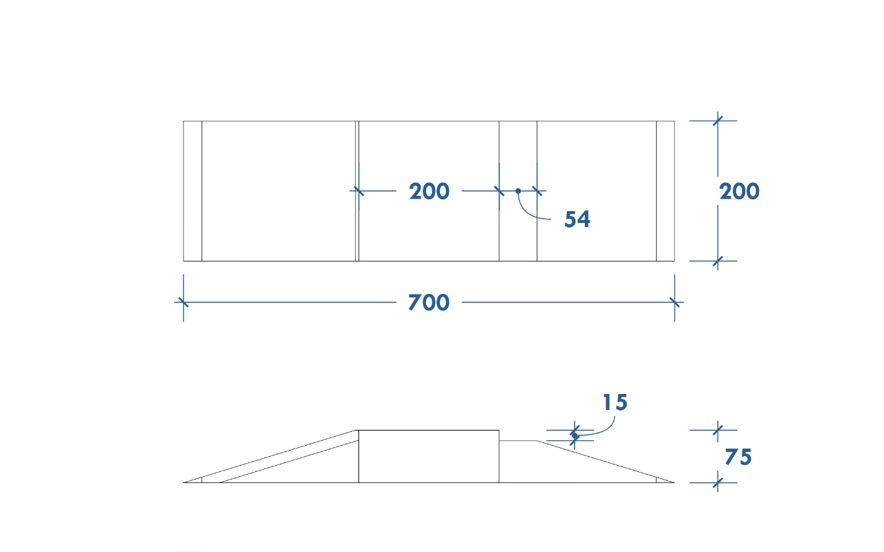 TABLE + STEP-UP - TABLE + STEP-UP - SKATE IN CEMENTO