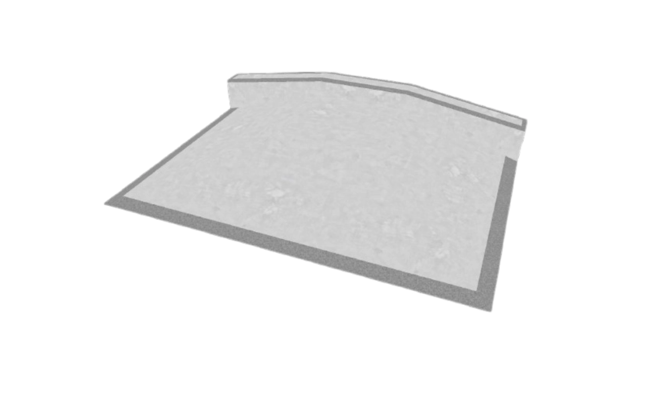 DEMI-PYRAMIDE + LEDGE SALITA-DISCESA - DEMI-PYRAMIDE + LEDGE SALITA-DISCESA - SKATE IN CEMENTO